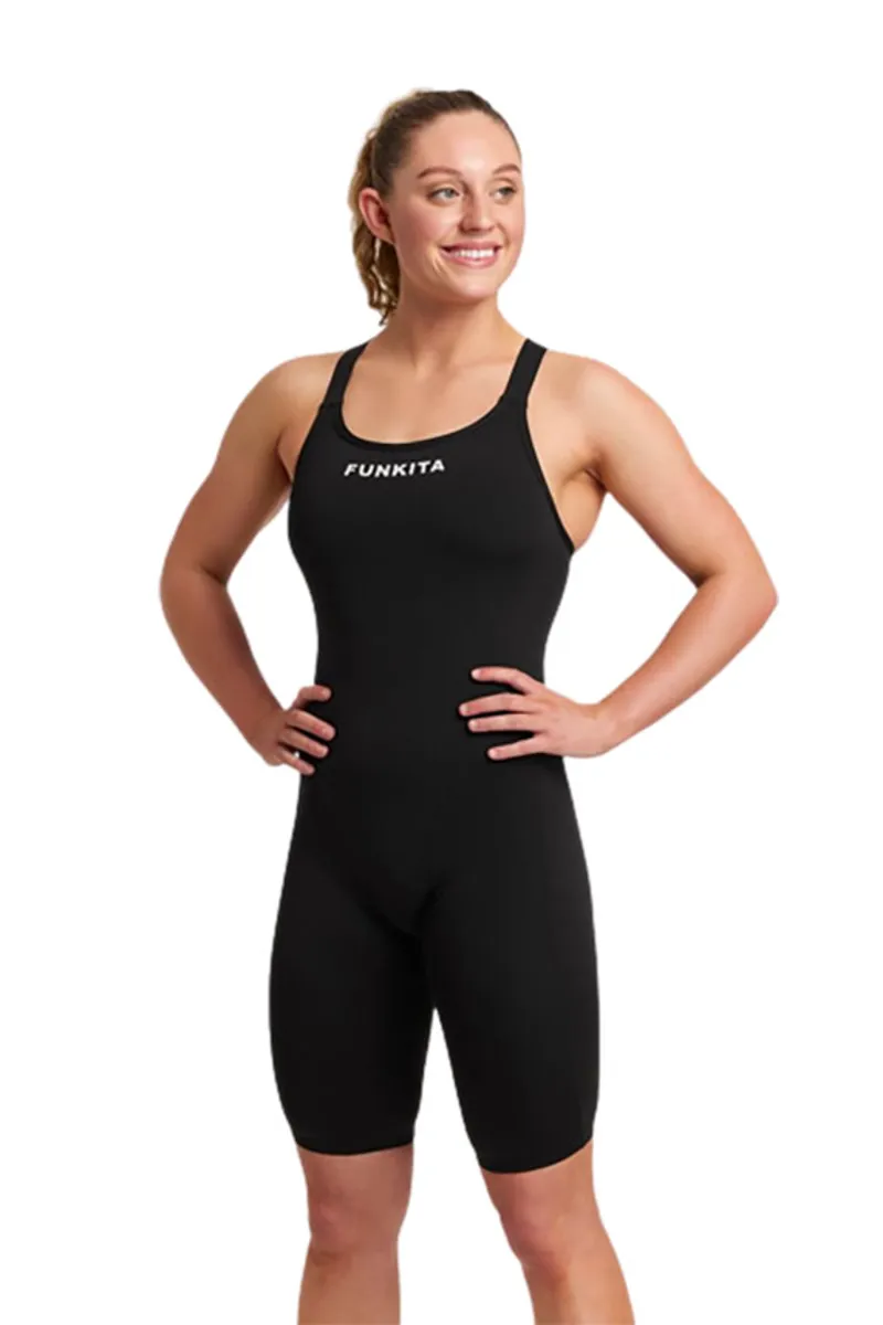 Funkita Ladies Fast Legs One Piece Still Black-2